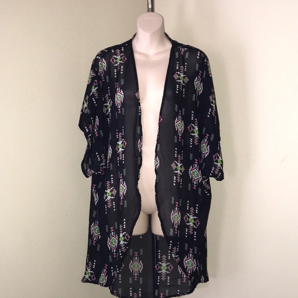 NWOT Beautiful tribal boho cardigan kimono - Picture 3 of 6